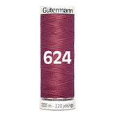 Gutermann garen | 200m | 624 licht bordeaux naaigaren GM - 200 - 624 - LICHT - BORDEAUX 4008015032449